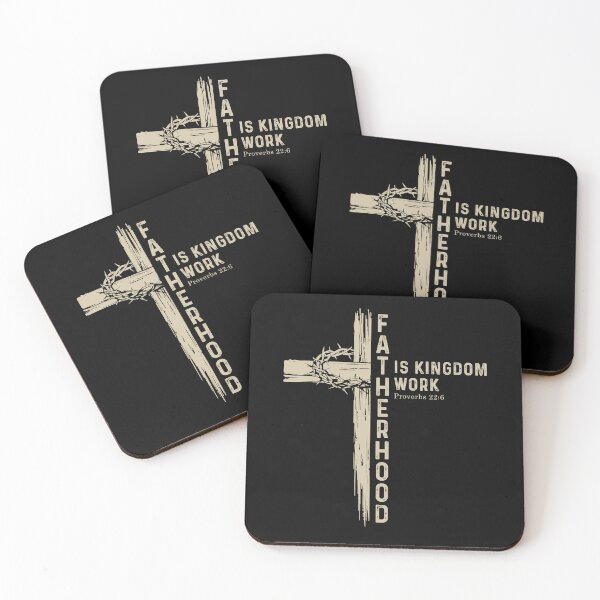 Item preview, Fatherhood is Kingdom Work Vintage Christian Dad designed and sold by Hedoraxe.