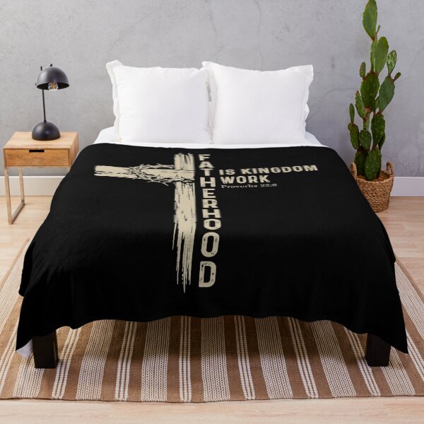 Item preview, Fatherhood is Kingdom Work Vintage Christian Dad designed and sold by Hedoraxe.