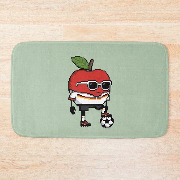 Item preview, Apple Pixel in a Soccer Uniform 11 designed and sold by White Rim Mates.