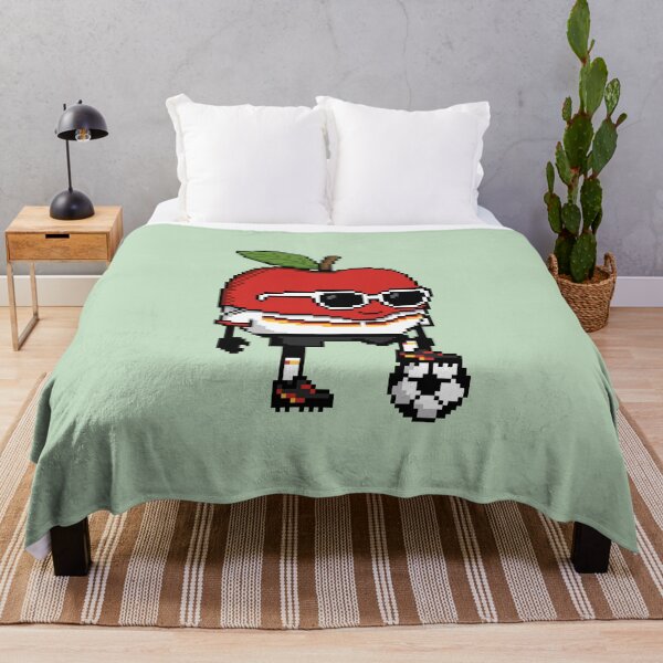 Item preview, Apple Pixel in a Soccer Uniform 11 designed and sold by White Rim Mates.