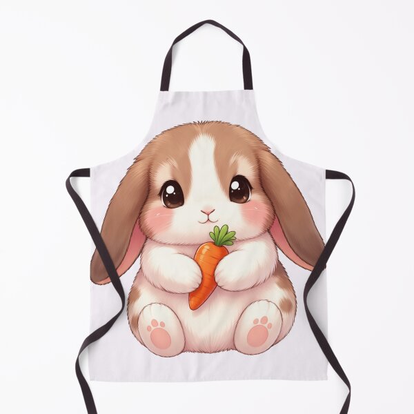 Item preview, Cute Holland Lop Bunny — Kawaii Chibi Sticker designed and sold by NUFADE.