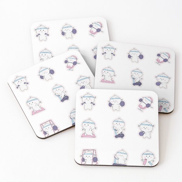 Item preview, Cute Kwaii Character Gym Workout Set designed and sold by KAWAII STUDIO NB.