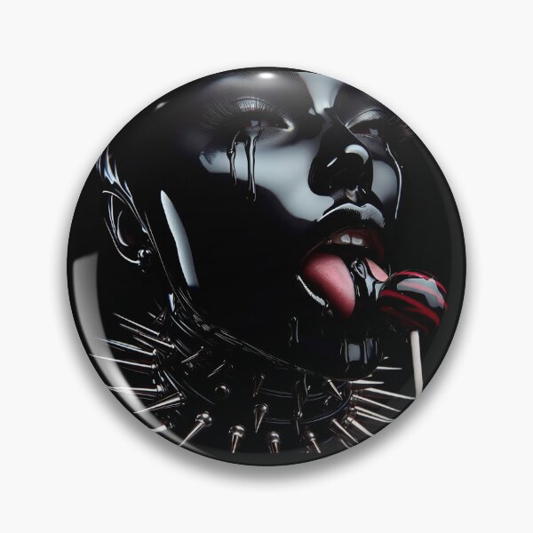 Item preview, Black Latex Spikes Licking Lollipop designed and sold by Voodoo Store Paranormal Collections.