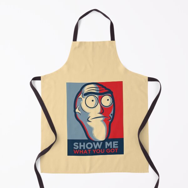 Item preview, Rick and Morty Show Me What You Got Retro Design designed and sold by PosterFuel.