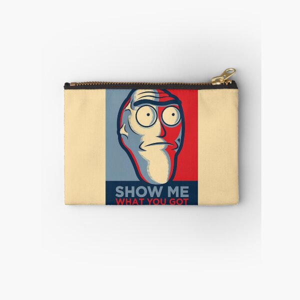 Item preview, Rick and Morty Show Me What You Got Retro Design designed and sold by PosterFuel.