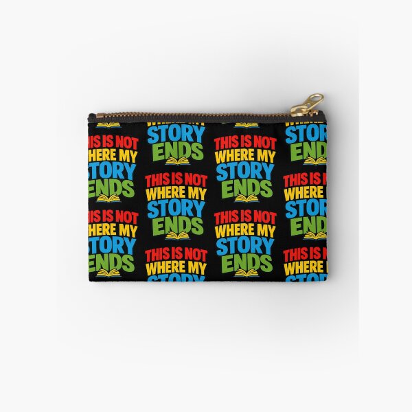 Item preview, This Is Not Where My Story Ends Inspirational Typography designed and sold by TeeTimeTreasure.