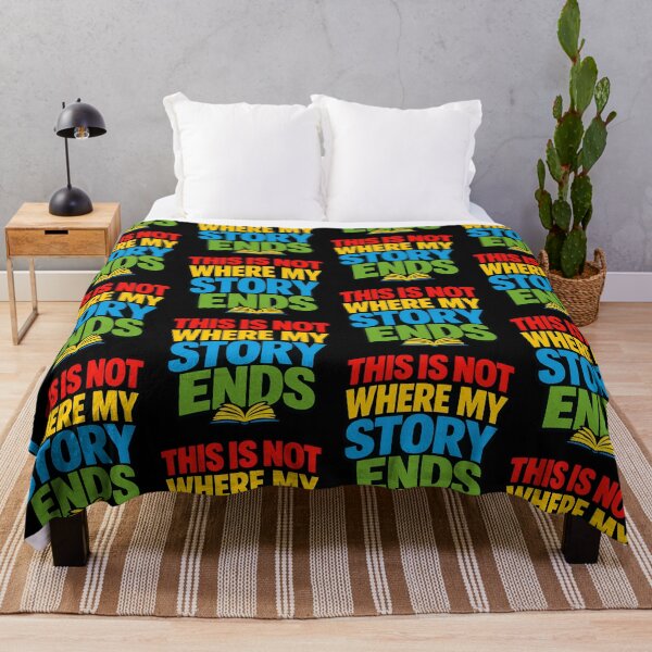 Item preview, This Is Not Where My Story Ends Inspirational Typography designed and sold by TeeTimeTreasure.