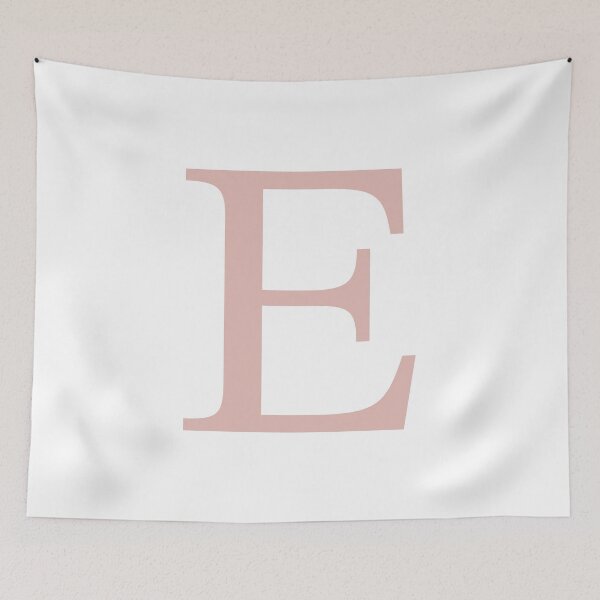 Item preview, White Basic Rose Gold Monogram E designed and sold by rewstudio.