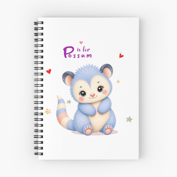Item preview, P is for Possum – Cute Possum ABC Alphabet Learning Design for Toddlers & Preschool Children| Preschool Shirts designed and sold by SassiBermark.