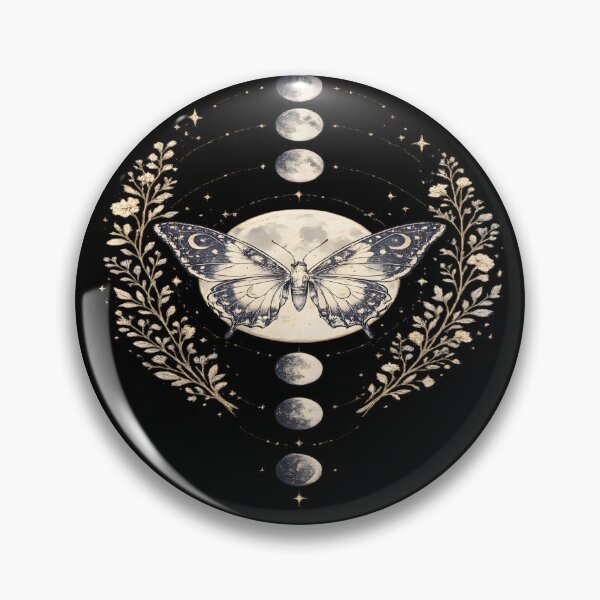 Item preview, Butterfly Moon Phase T-Shirt — Celestial Nature Mystical Aesthetic Tee Gift designed and sold by RizRay.