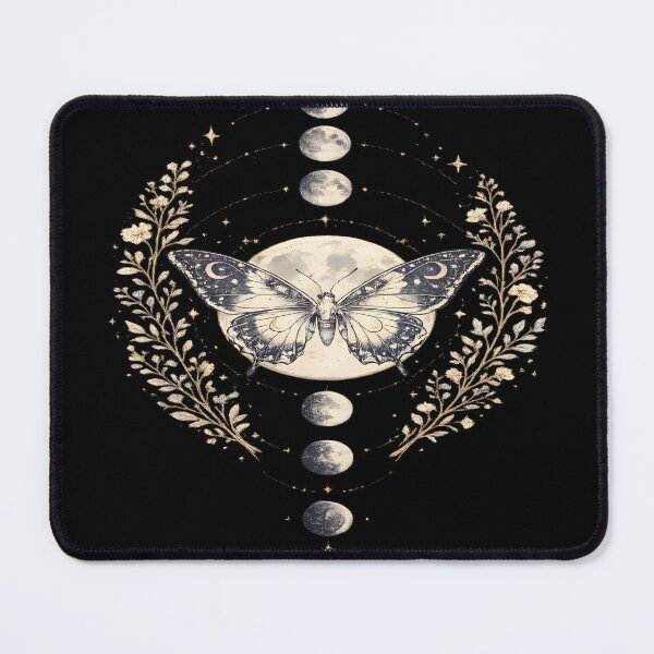 Item preview, Butterfly Moon Phase T-Shirt — Celestial Nature Mystical Aesthetic Tee Gift designed and sold by RizRay.