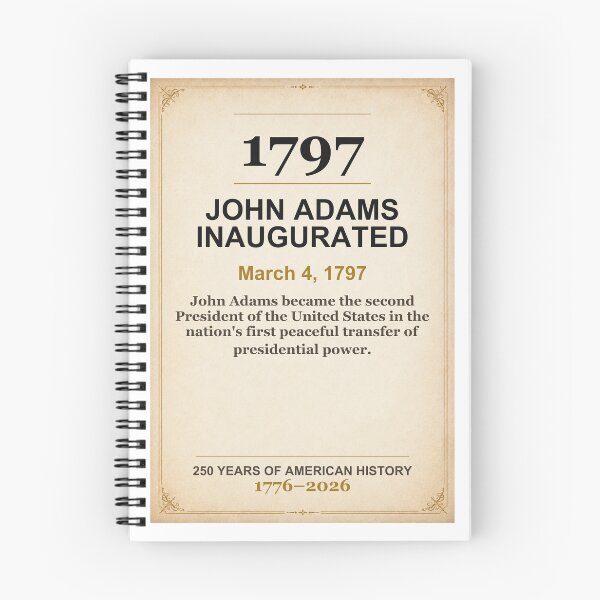 Item preview, America 250 | John Adams Inaugurated | 1797 designed and sold by ariksworld.