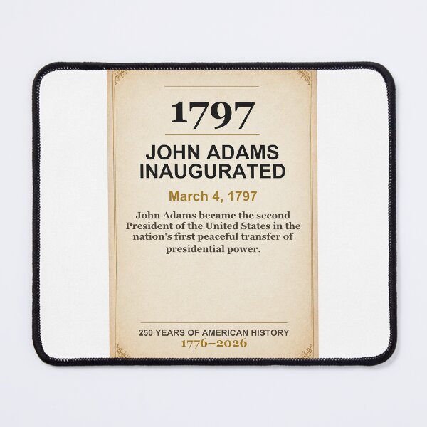 Item preview, America 250 | John Adams Inaugurated | 1797 designed and sold by ariksworld.