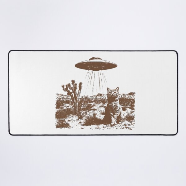 Item preview, Vintage UFO Cowboy Cat Meme designed and sold by Aureliuszorp.