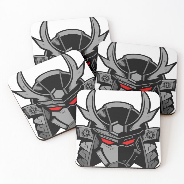 Item preview, Casco Mecha Cyber Samurai | Diseño de Guerrero Robot Negro y Rojo designed and sold by InakaLifePhoto.