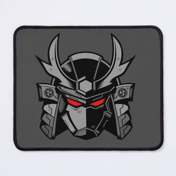 Item preview, Cyber Samurai Mecha Helmet | Black & Red Robot Warrior Design designed and sold by InakaLifePhoto.
