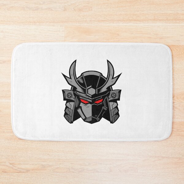 Item preview, Cyber Samurai Mecha Helmet | Black & Red Robot Warrior Design designed and sold by InakaLifePhoto.