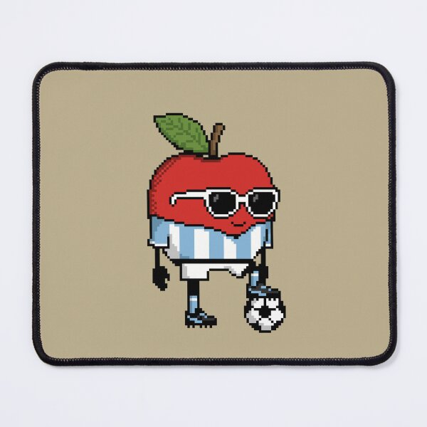 Item preview, Apple Pixel in a Soccer Uniform 15 designed and sold by White Rim Mates.