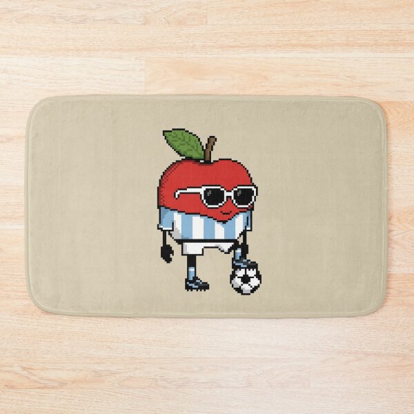 Item preview, Apple Pixel in a Soccer Uniform 15 designed and sold by White Rim Mates.