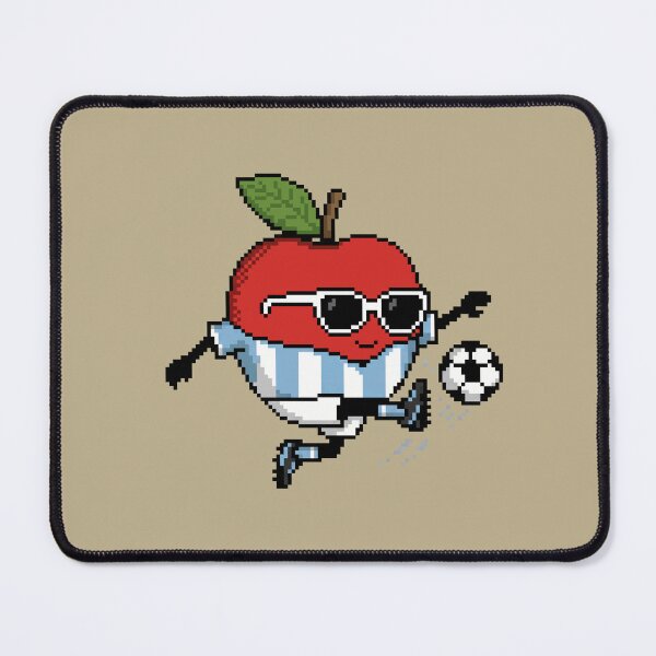 Item preview, Apple Pixel in a Soccer Uniform 16 designed and sold by White Rim Mates.