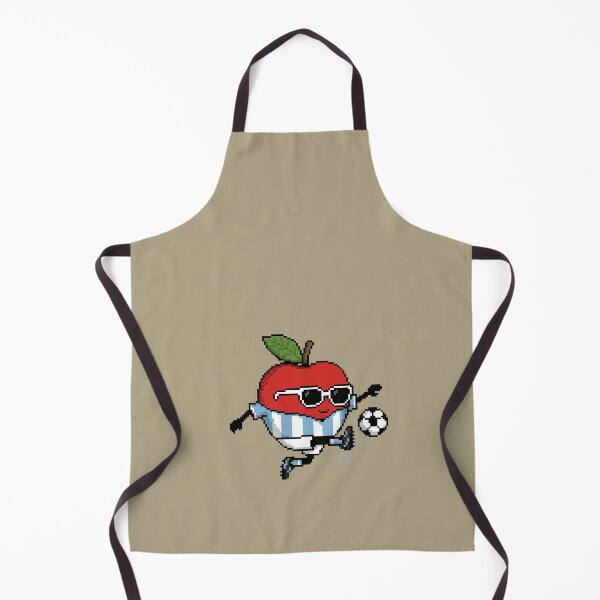 Item preview, Apple Pixel in a Soccer Uniform 16 designed and sold by White Rim Mates.
