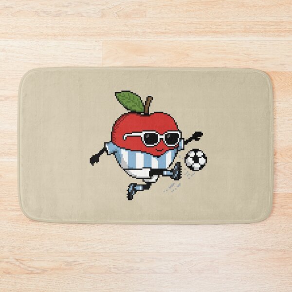 Item preview, Apple Pixel in a Soccer Uniform 16 designed and sold by White Rim Mates.