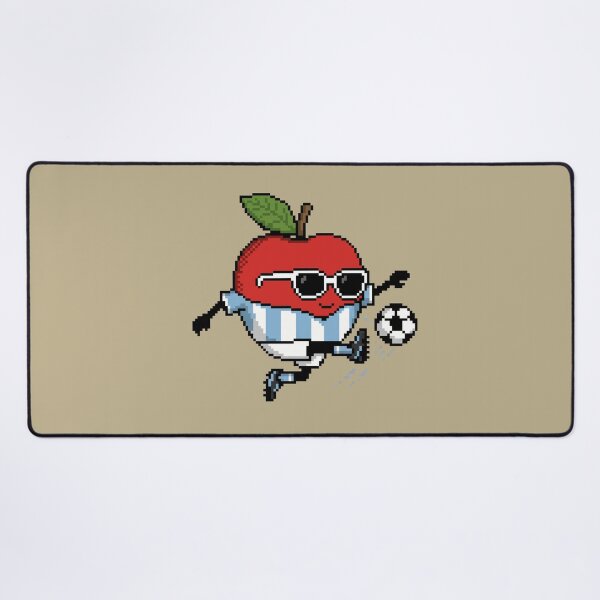 Item preview, Apple Pixel in a Soccer Uniform 16 designed and sold by White Rim Mates.