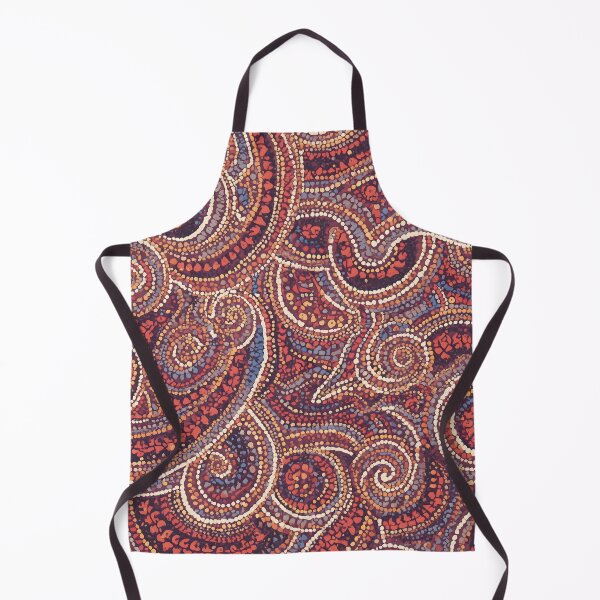 Item preview, Aboriginal Inspired Dot Art - Dark Colorful Circulars Pattern designed and sold by GrinGalore.