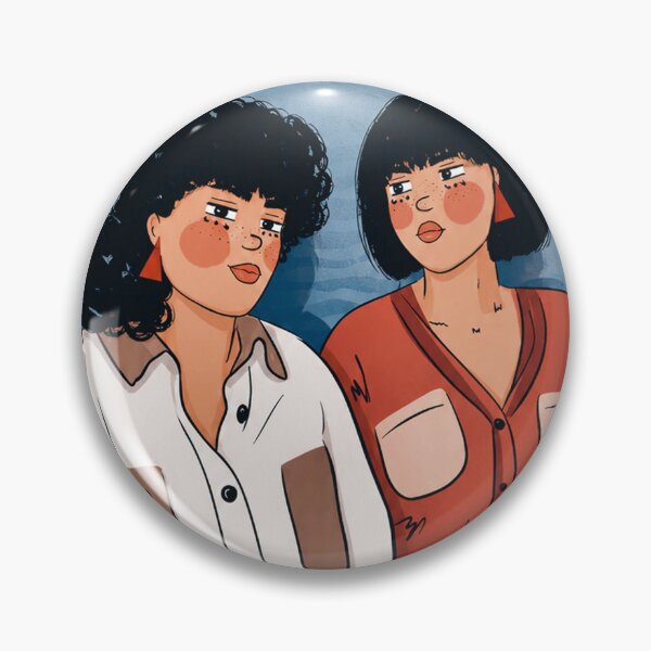 Item preview, Coffee Break Best Friends | Modern Women Portrait Illustration designed and sold by anasequea.