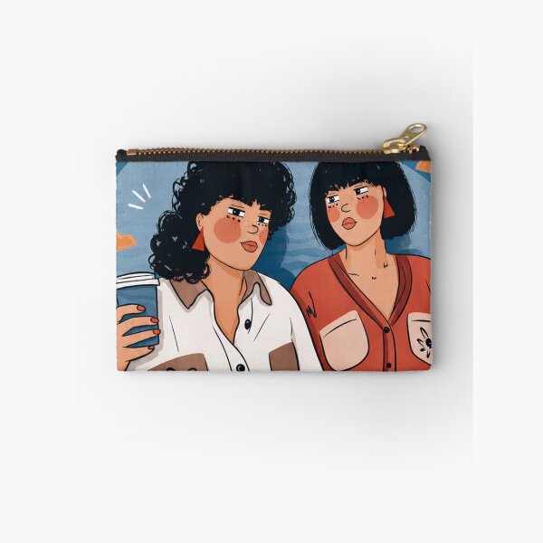 Item preview, Coffee Break Best Friends | Modern Women Portrait Illustration designed and sold by anasequea.