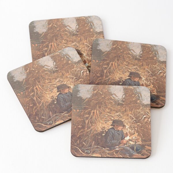 Item preview, Corn Husking by Winslow Homer designed and sold by tomorrowsart.
