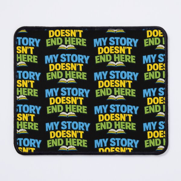 Item preview, My Story Doesn't End Here Inspirational Typography designed and sold by TeeTimeTreasure.