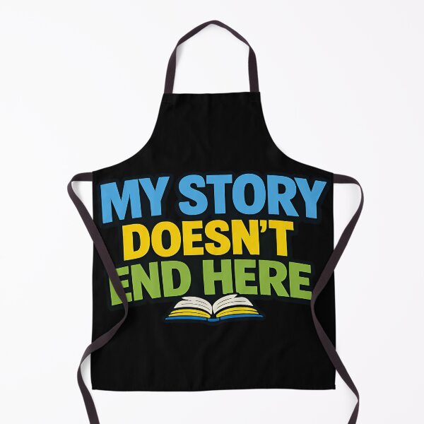 Item preview, My Story Doesn't End Here Inspirational Typography designed and sold by TeeTimeTreasure.