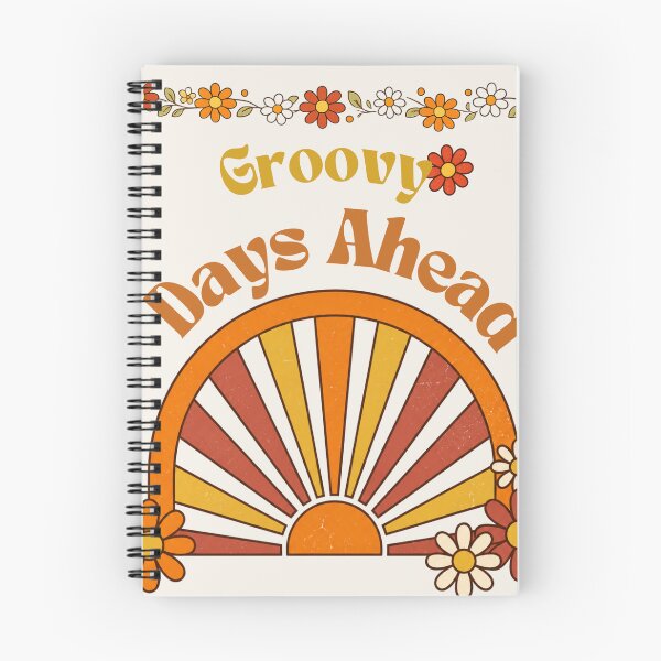 Item preview, Groovy Days Ahead Retro Floral Sunset Vintage 70s Design designed and sold by ByMorad.