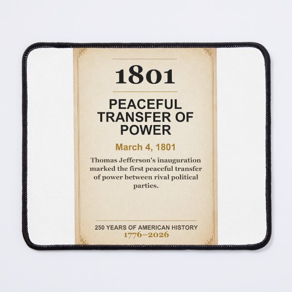 Item preview, America 250 | Peaceful Transfer of Power | 1801 designed and sold by ariksworld.