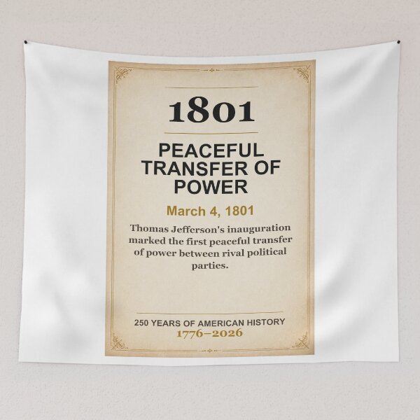 Item preview, America 250 | Peaceful Transfer of Power | 1801 designed and sold by ariksworld.