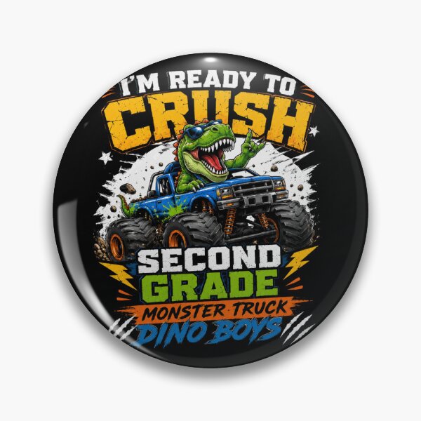 Item preview, I'm Ready to Crush Second Grade T-Shirt – Monster Truck Dino Boys Shirt, Back to School Kids Tee, Funny 2nd Grade Shirt designed and sold by Artimax-Studio.