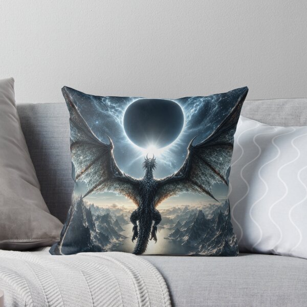Item preview, Eclipse Dragon | Celestial Fantasy Wall Art designed and sold by DrakariArt.