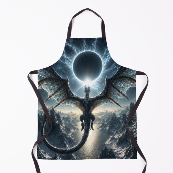 Item preview, Eclipse Dragon | Celestial Fantasy Wall Art designed and sold by DrakariArt.