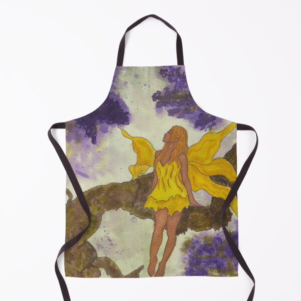 Item preview, Sunflower fairy in jacaranda tree designed and sold by Wren Faire Press Products.