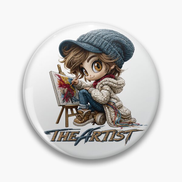 Item preview, Cute Little Artist Painting Masterpiece designed and sold by MegaNovaArt.