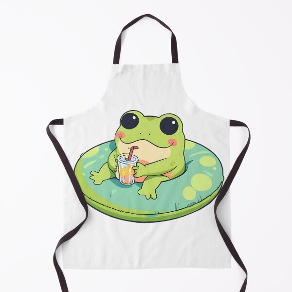 Item preview, Iced Lemonade Frog Summer Cozy Kawaii Design designed and sold by tommysworks.