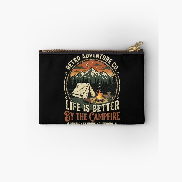 Item preview, Life Is Better By The Campfire Vintage Retro Camping Adventure Co designed and sold by PACS0011.