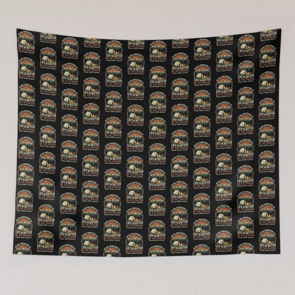 Item preview, Life Is Better By The Campfire Vintage Retro Camping Adventure Co designed and sold by PACS0011.
