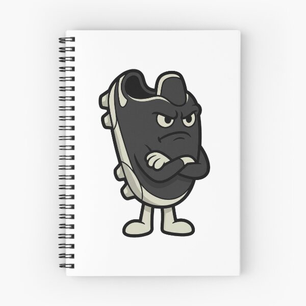 Item preview, Grumpy Soccer Cleat Cartoon Funny Football Boot designed and sold by BoyleDesignShop.