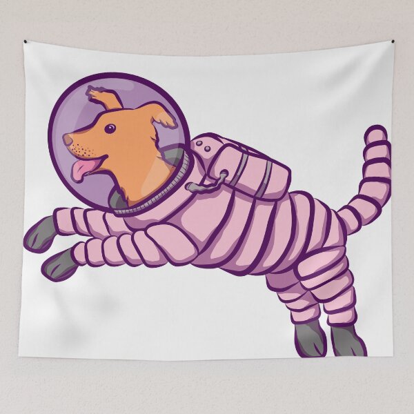 Item preview, Space Dog designed and sold by Art by RiciRaccoon.