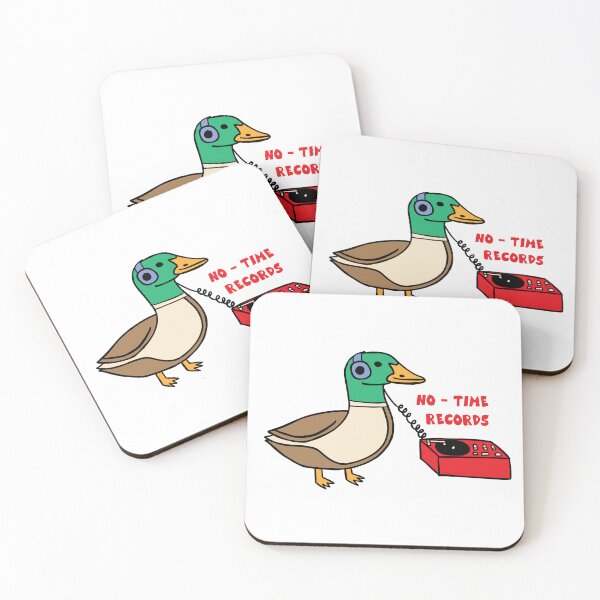 Item preview, No-Time Records Duck designed and sold by RetroChunky®.
