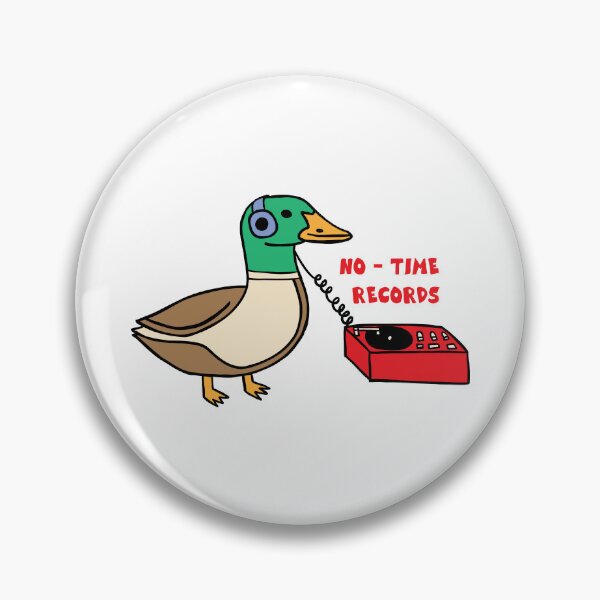 Item preview, No-Time Records Duck designed and sold by RetroChunky®.