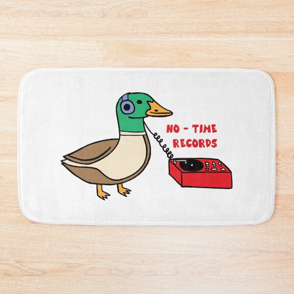 Item preview, No-Time Records Duck designed and sold by RetroChunky®.