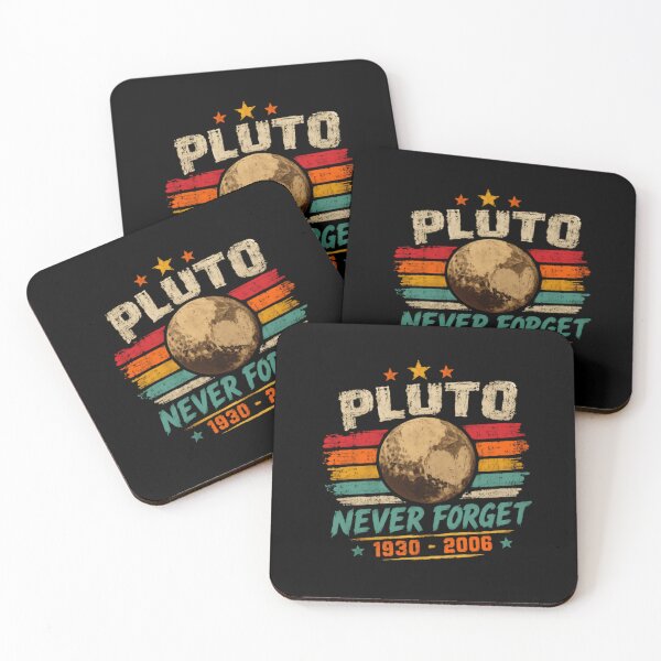 Item preview, Pluto Never Forget 1930 - 2006 Astronomy Space Planet Science Lover designed and sold by HumansStuck12.